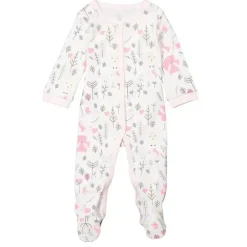 Rose Textiles - Macacão Interlock para Bebês, Fox Woodland