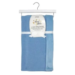 Rose Textiles - Manta de Malha Mink Blue