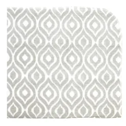 Rose Textiles - Manta de recebimento de 4 unidades, cinza