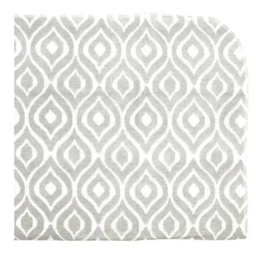Rose Textiles - Manta de recebimento de 4 unidades, cinza