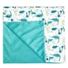 Rose Textiles - Manta de vison de 2 camadas, dinossauro