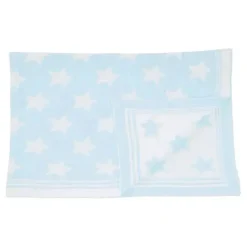 Rose Textiles - Manta Star Knit, Azul