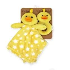 Rose Textiles - Nunu com chocalho, pato amarelo