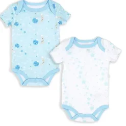 Rose Textiles - Pacote com 2 Body Galaxy Theme Azul