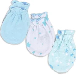 Rose Textiles - Pacote de 3 luvas Galaxy, azuis
