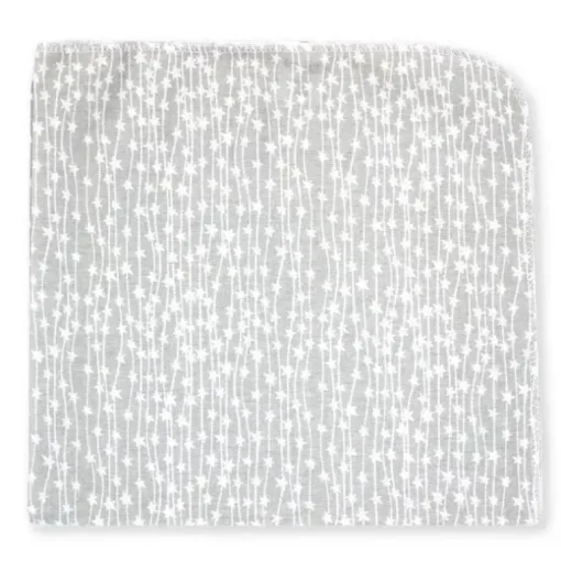 Rose Textiles - Pacote de 4 Cobertor de Recebimento, Cinza Sweet Dreams
