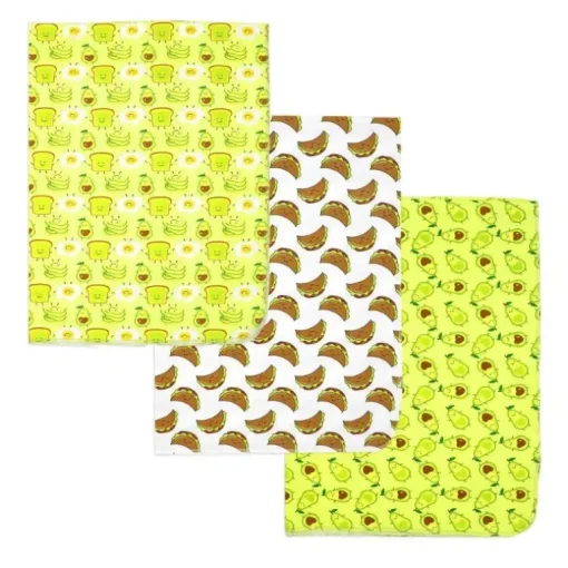 Rose Textiles - 3Pk Abacate Knit Swaddle