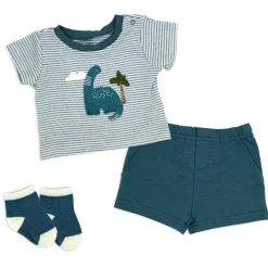 Rose Textiles - 3Pk Baby Boys Short Set, Dinosaur