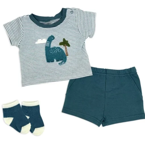 Rose Textiles - 3Pk Baby Boys Short Set, Dinosaur
