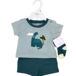 Rose Textiles - 3Pk Baby Boys Short Set, Dinosaur