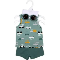Rose Textiles - 4Pk Baby Boys Short Set, Mommy's Baby Cars