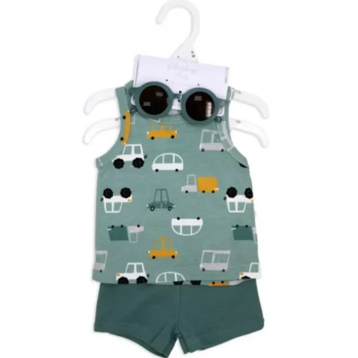 Rose Textiles - 4Pk Baby Boys Short Set, Mommy's Baby Cars