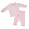 Rose Textiles - 2Pk Baby Girls Knit Bow Set, Pink