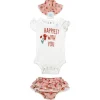 Rose Textiles - 3Pk Baby Girls Skort Set, Happiest With You Pink