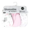 Rose Textiles - 3Pk Bebê Menina Elefante Rosa Luva