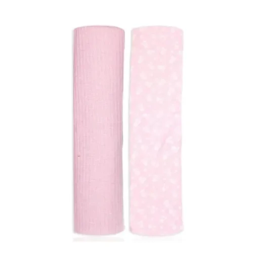 Rose Textiles - 2Pk Faixas de Malha Floral Rosa