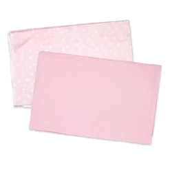 Rose Textiles - 2Pk Faixas de Malha Floral Rosa