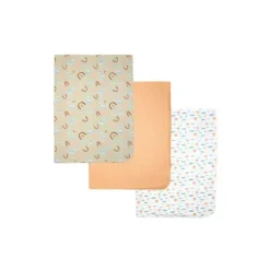 Rose Textiles - 3Pk Rainbow Knit Swaddle