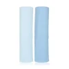 Rose Textiles - 2Pk Rib Blue Knit Swaddles