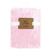 Rose Textiles - Sherpa esculpido, rosa