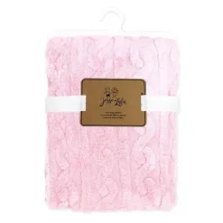 Rose Textiles - Sherpa esculpido, rosa