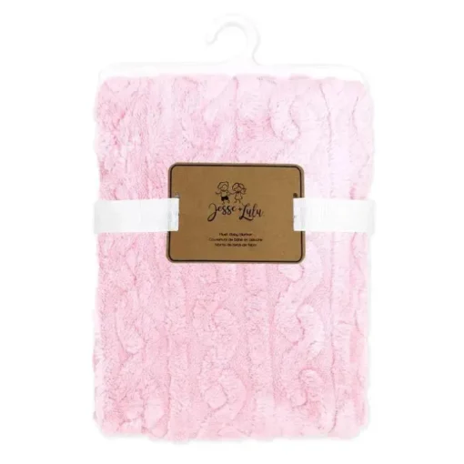 Rose Textiles - Sherpa esculpido, rosa