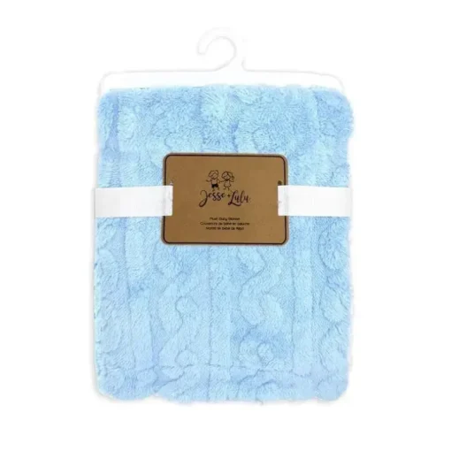 Rose Textiles - Sherpa Esculpido, Azul