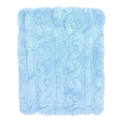 Rose Textiles - Sherpa Esculpido, Azul