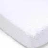 Rose Textiles - Star Flannel Crib Shee,: Cinza