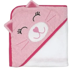 Rose Textiles - Toalha com capuz animal, gato