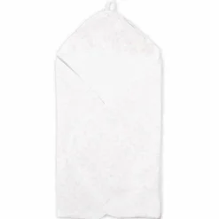 Rose Textiles - Toalha com capuz forrada de musselina Star, rosa