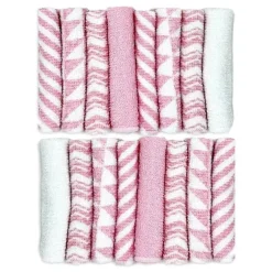 Rose Textiles - Toalha de Banho 16 Pk, Rosa