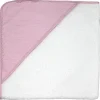 Rose Textiles - Toalha Listrada com Capuz, Rosa