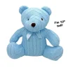 Rose Textiles - Urso de malha de 12 cabos, azul