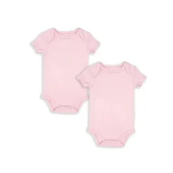Rose Têxteis - Body 2pk para bebê menina, rosa
