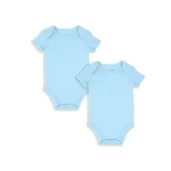 Rose Têxteis - Body 2pk para bebê menino, azul