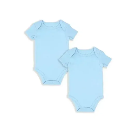 Rose Têxteis - Body 2pk para bebê menino, azul
