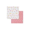 Roupa de cama Gerber - 2 mantas de musselina, Girl Animal Geo Girl