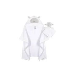 Roupa de cama Gerber - 2 peças de cobertor de segurança e conjunto de cobertor com capuz, ovelha