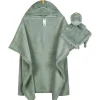 Roupa de cama Gerber - 2 peças de cobertor de segurança e conjunto de cobertor com capuz, Boy Dino Time