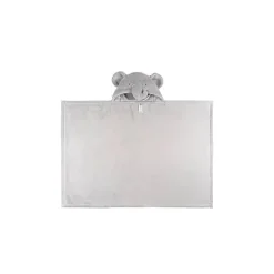 Roupa de cama Gerber - 2 peças de cobertor de segurança e conjunto de cobertor com capuz, elefante
