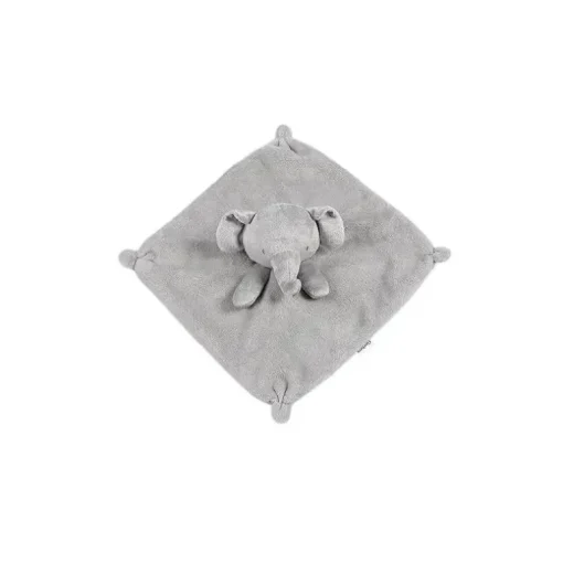 Roupa de cama Gerber - 2 peças de cobertor de segurança e conjunto de cobertor com capuz, elefante