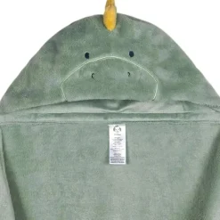 Roupa de cama Gerber - 2 peças de cobertor de segurança e conjunto de cobertor com capuz, Boy Dino Time