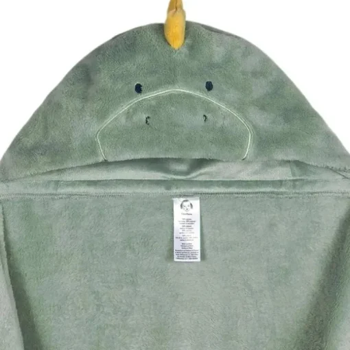 Roupa de cama Gerber - 2 peças de cobertor de segurança e conjunto de cobertor com capuz, Boy Dino Time