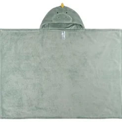 Roupa de cama Gerber - 2 peças de cobertor de segurança e conjunto de cobertor com capuz, Boy Dino Time
