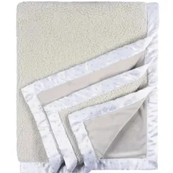 Roupa de cama Gerber - Cobertor de pelúcia 1Pk 2Ply, Neutro Celestial