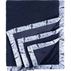 Roupa de cama Gerber - Cobertor de pelúcia 1Pk 2Ply, Baleia