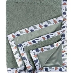 Roupa de cama Gerber - Cobertor de pelúcia 1Pk 2Ply, Dino Time