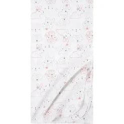 Roupa de Cama Gerber - Cobertor de bebê de flanela 5 unidades - flor arco-íris menina