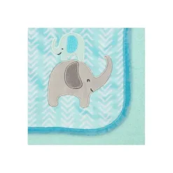 Roupa de Cama Gerber - Cobertor de Bebê de Pelúcia 1Pk - Safári de Menino